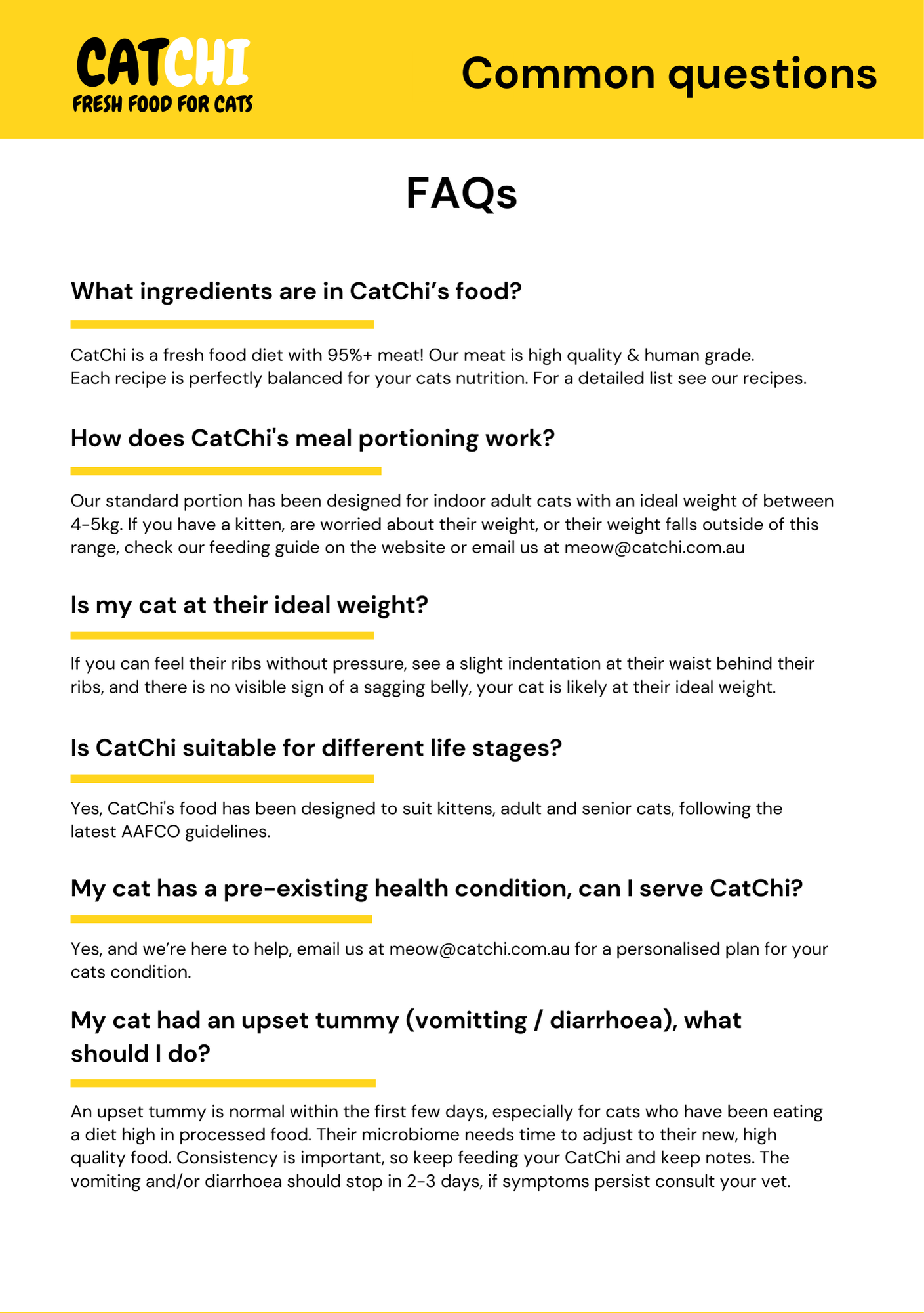 CatChi welcome pack page 18